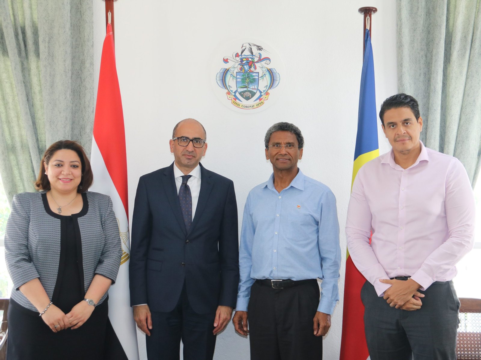 Minister Faure and Egyptian Ambassador discuss bilateral cooperation