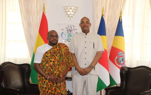 New Ghanian High Commissioner Proposes Permanent Joint Commission at Accreditation with President Herminie