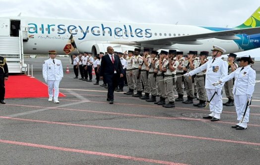 President Herminie arrives in La Réunion for an official visit amid France’s National Day celebrations