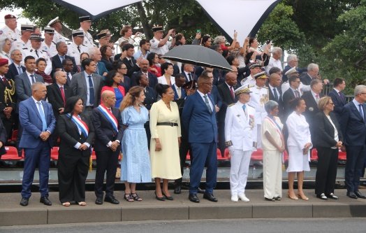 President Herminie Guest of Honour as France Celebrates National Day in La Réunion
