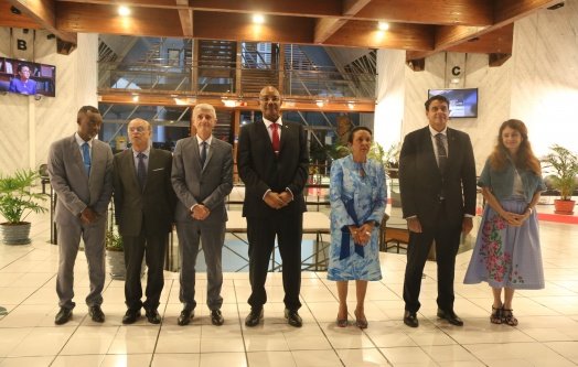 President Herminie holds bilateral talks with the President of the Regional Council of La Réunion