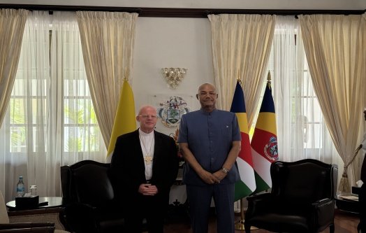 President Meets His Excellency Tomasz Grysa During Farewell Call.