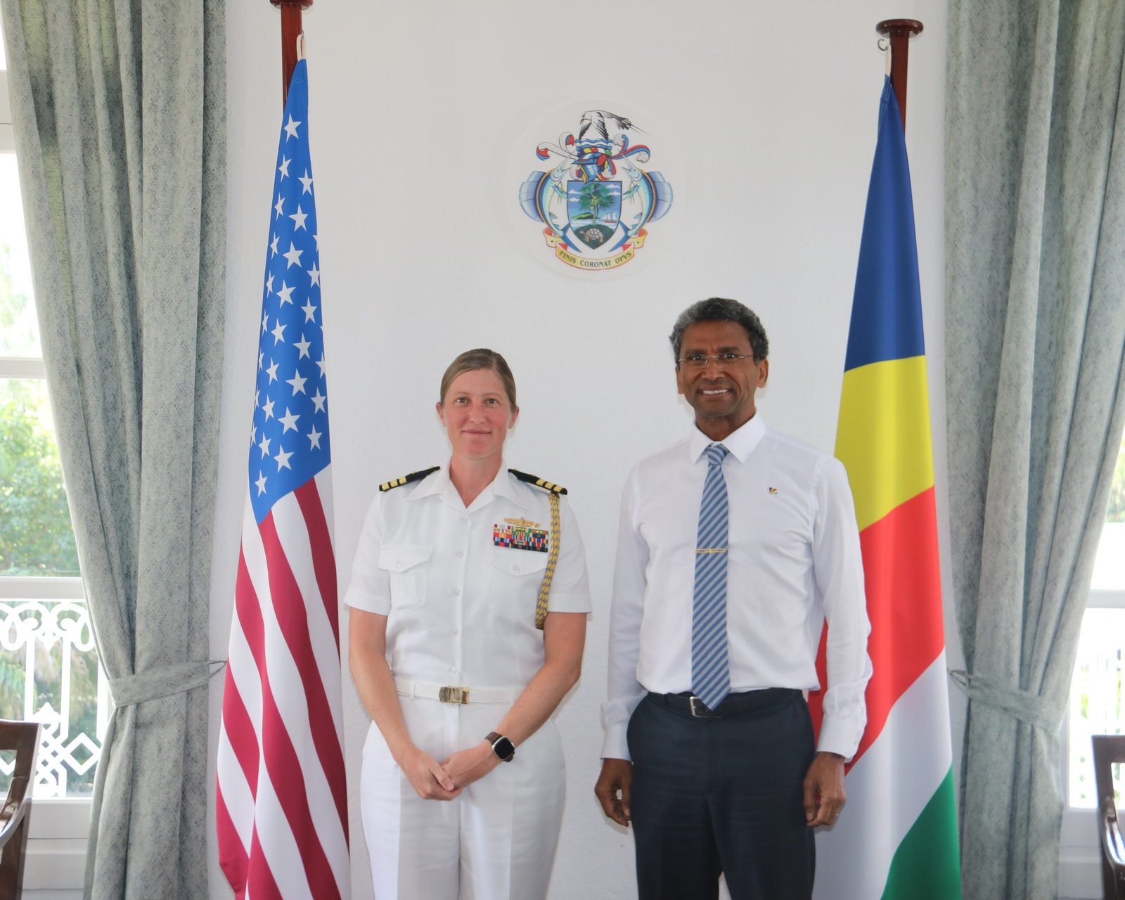 Seychelles and the United States reaffirm defence and maritime security cooperation
