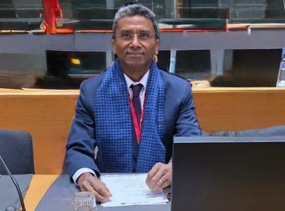 Minister Barry Faure addresses the EU Indo-Pacific Ministerial Forum