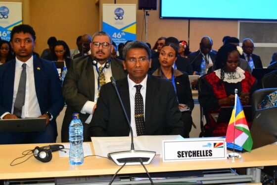 Minister Barry Faure speaks at the 46th COMESA Council of Ministers Meeting